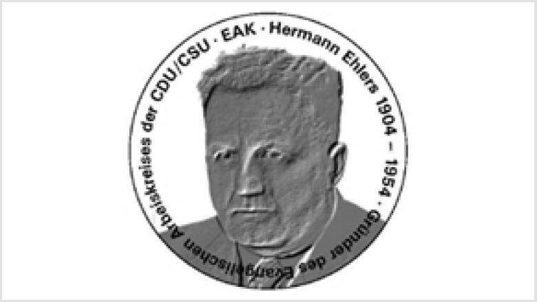 Vorderseite der Hermann-Ehlers-Medaille