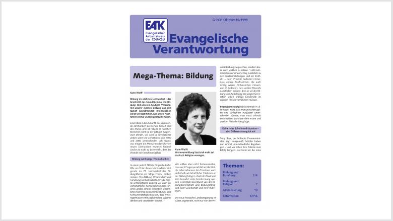 Titelbild: Heft 10/ 1999 Titelbild: Heft 10/ 1999