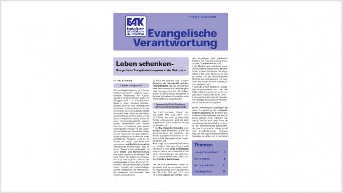 Titelbild: Heft 4/ 1997