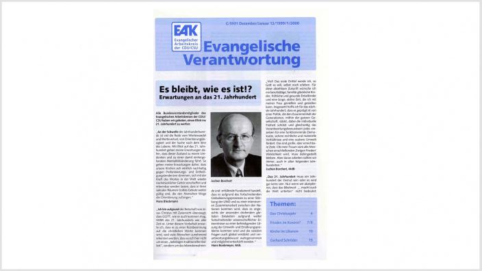 Titelbild: Heft 1/ 2000