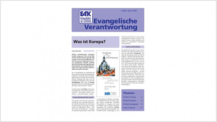 Titelbild: Heft 5/ 1999