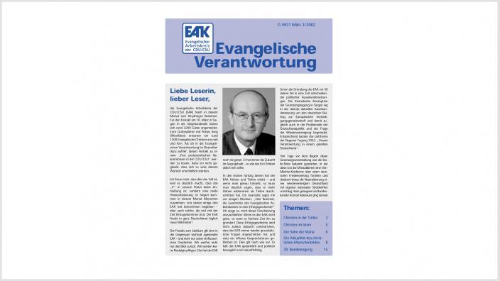 Titelbild: Heft 0/ 2002