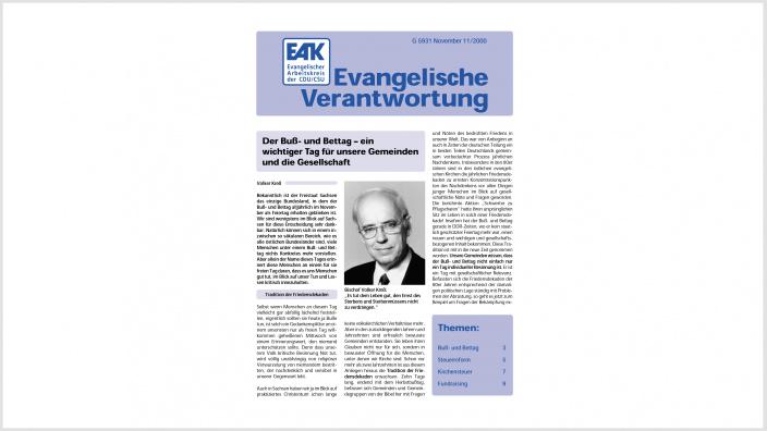 Titelbild: Heft 0/ 2000