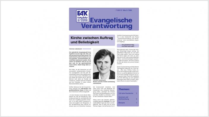 Titelbild: Heft 5/ 1998