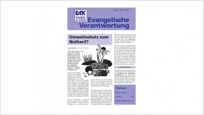 Titelbild: Heft 6/ 1998