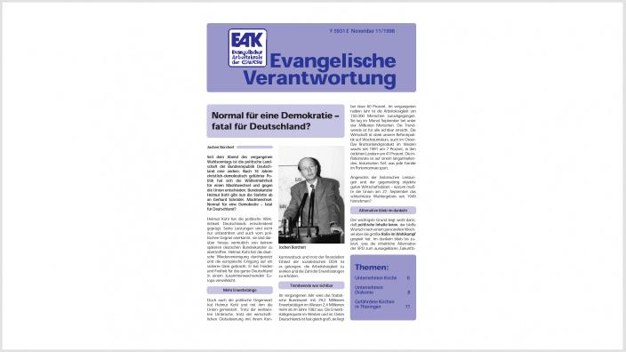 Titelbild: Heft 11/ 1998