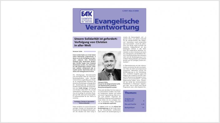 Titelbild: Heft 3/ 2000