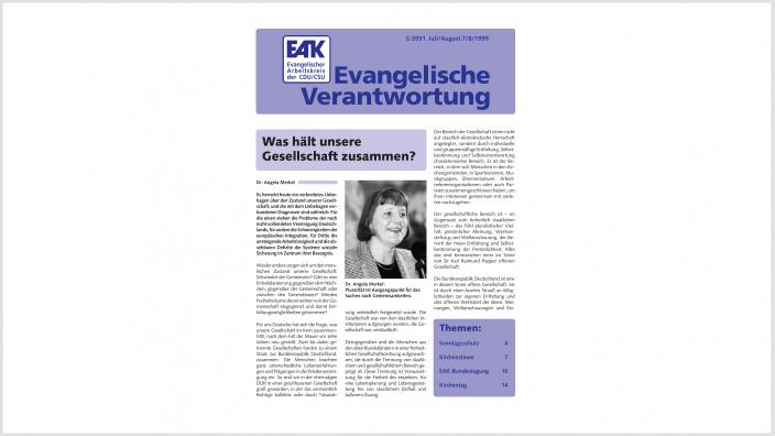 Titelbild: Heft 7+8/ 1999