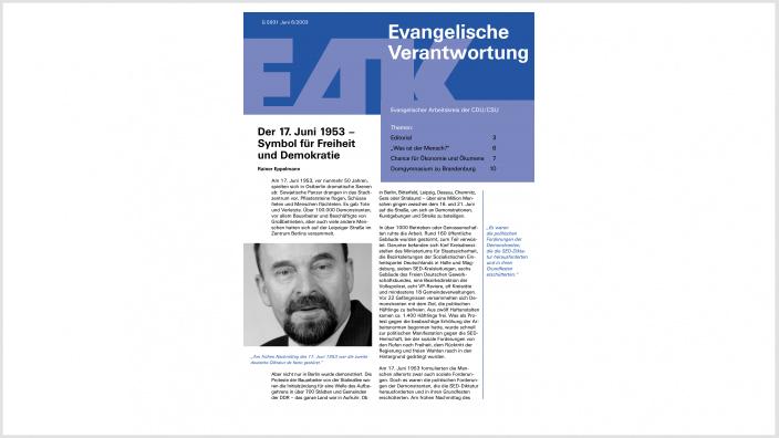 Titelbild: Heft 0/ 2003