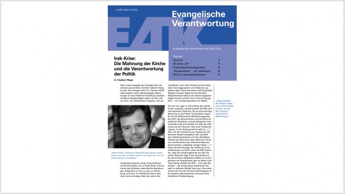 Titelbild: Heft 0/ 2003