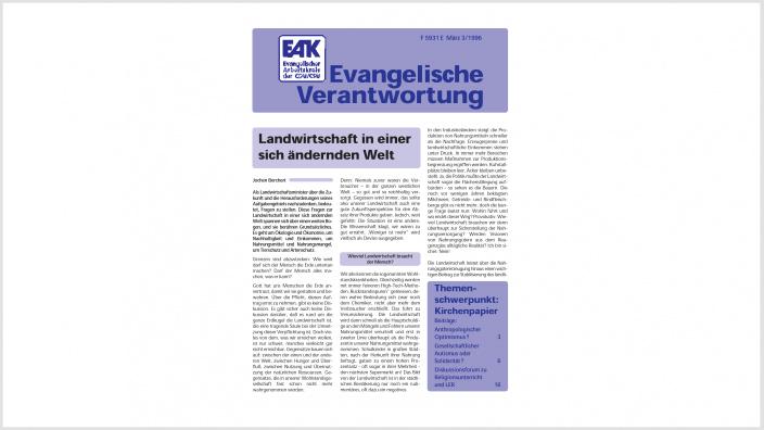 Titelbild: Heft 3/ 1996