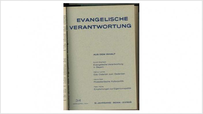 Titelbild: Heft 3+4/1964