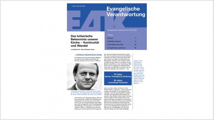 Titelbild: Heft 0/ 2004