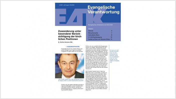 Titelbild: Heft 7+8/ 2004