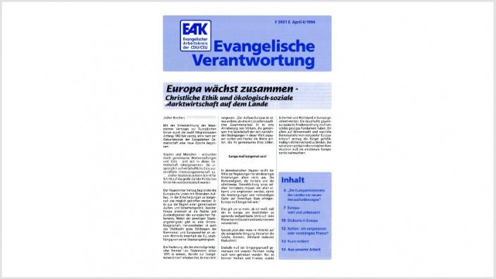 Titelbild: Heft 3+4/ 1994